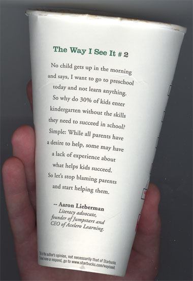 starbucks coffee cup quotes. 'Starbucks Hates Children'? UmmOkie Dokie Starbucks' Cup Quotes 